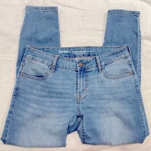 Old Navy Super Skinny Mid-Rise Jeans - Sz 6 Petite